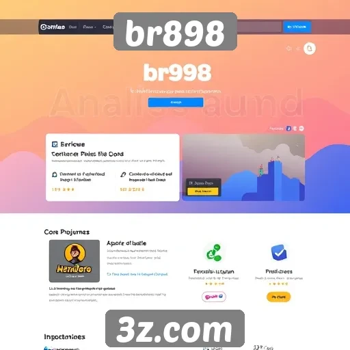 Análise de interface do usuário do site br898